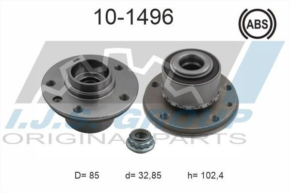 101496 IJS Group Ступица колеса передняя